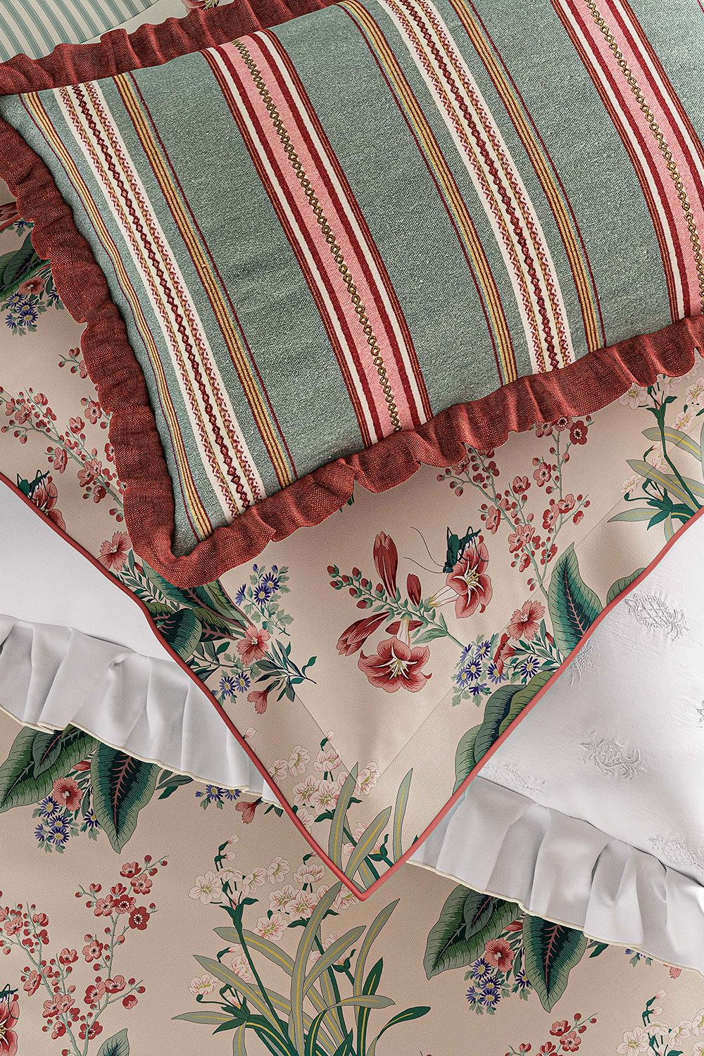 Sanderson Enys Garden' Cotton Cushion