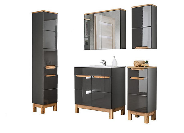 Meuble salle de bain BUENO Noir