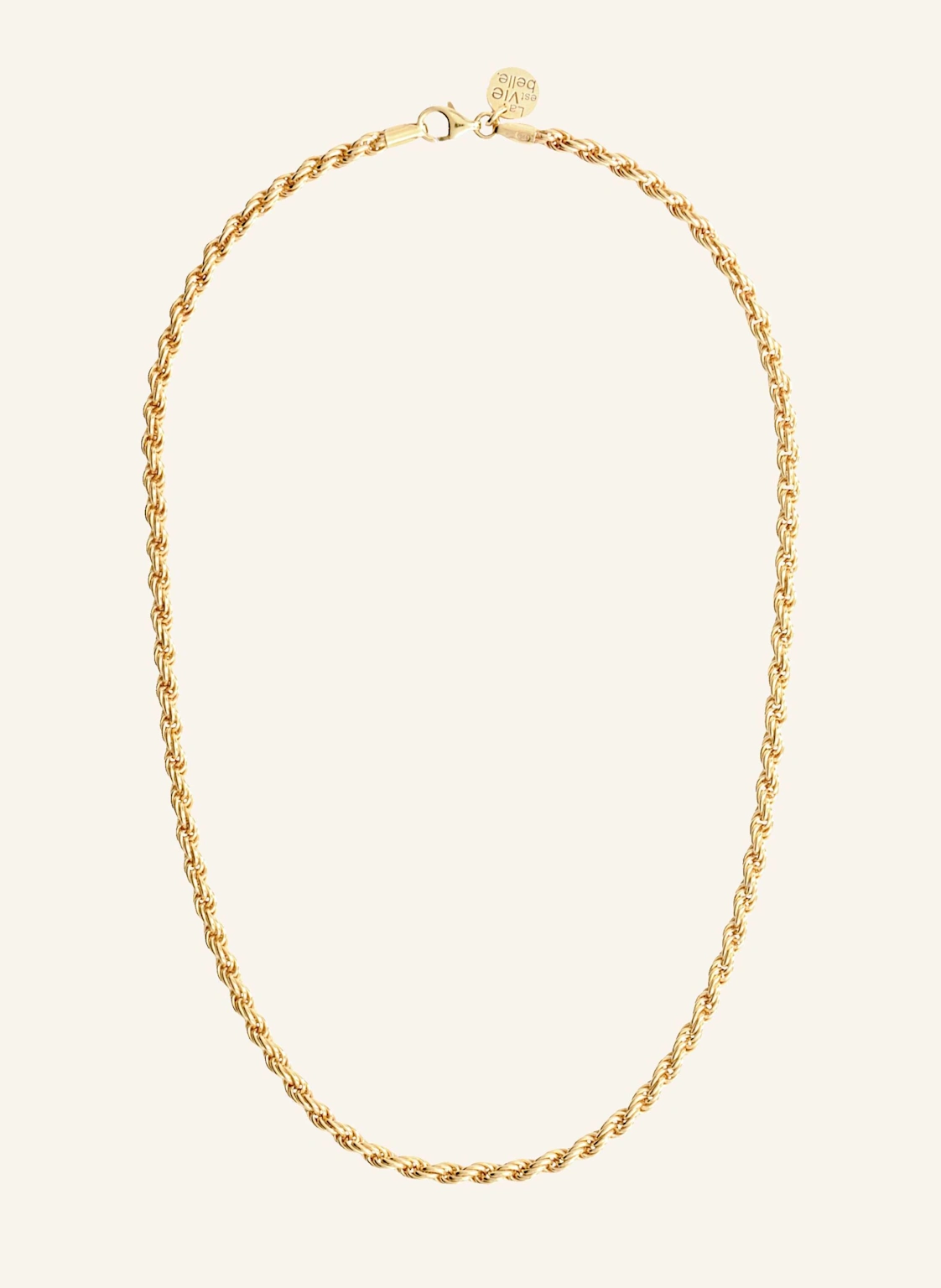 Pompidou Halsketten RUBY BOLD ROPE CHAIN by GLAMBOU
