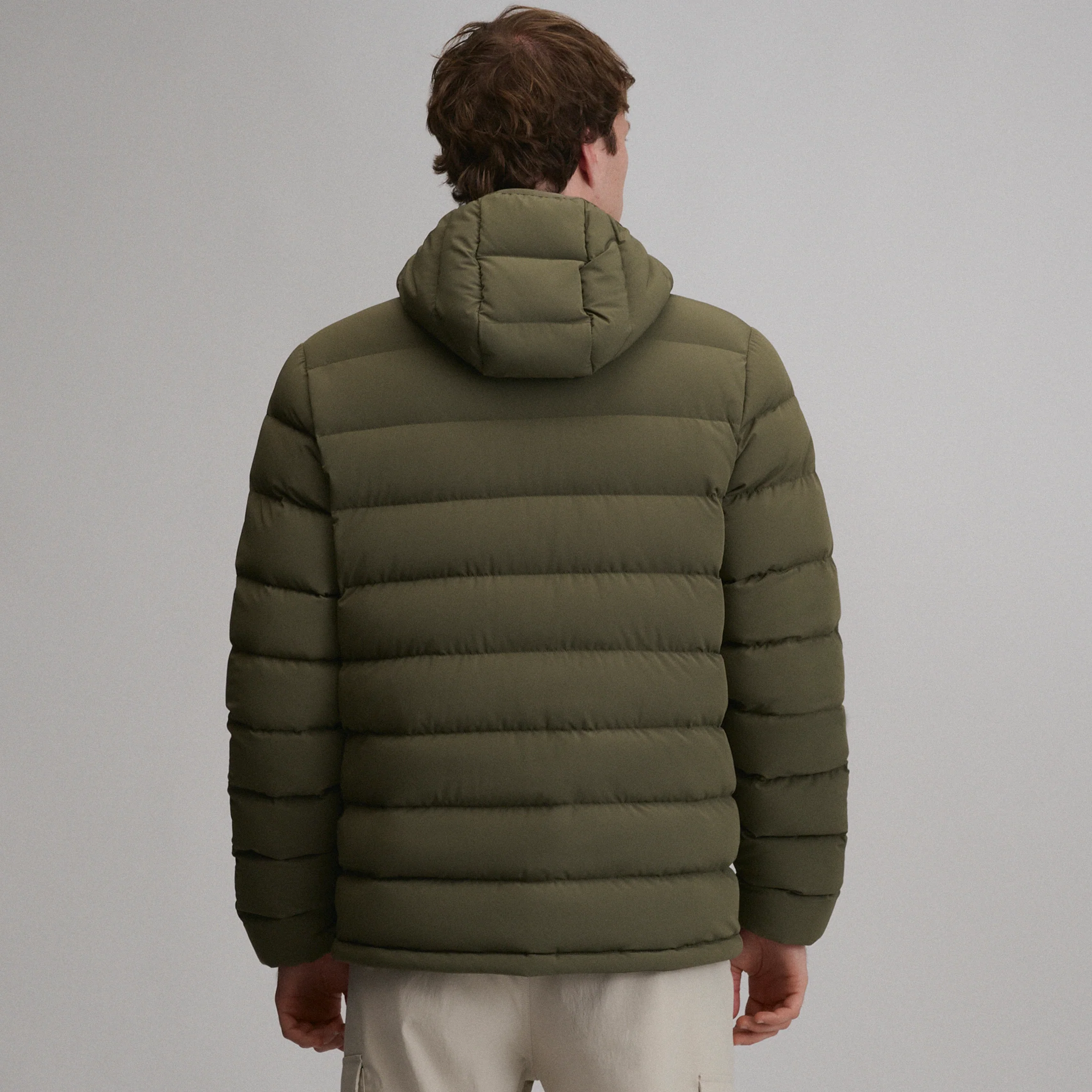 Men's EB Stretch Down Hooded Jacket