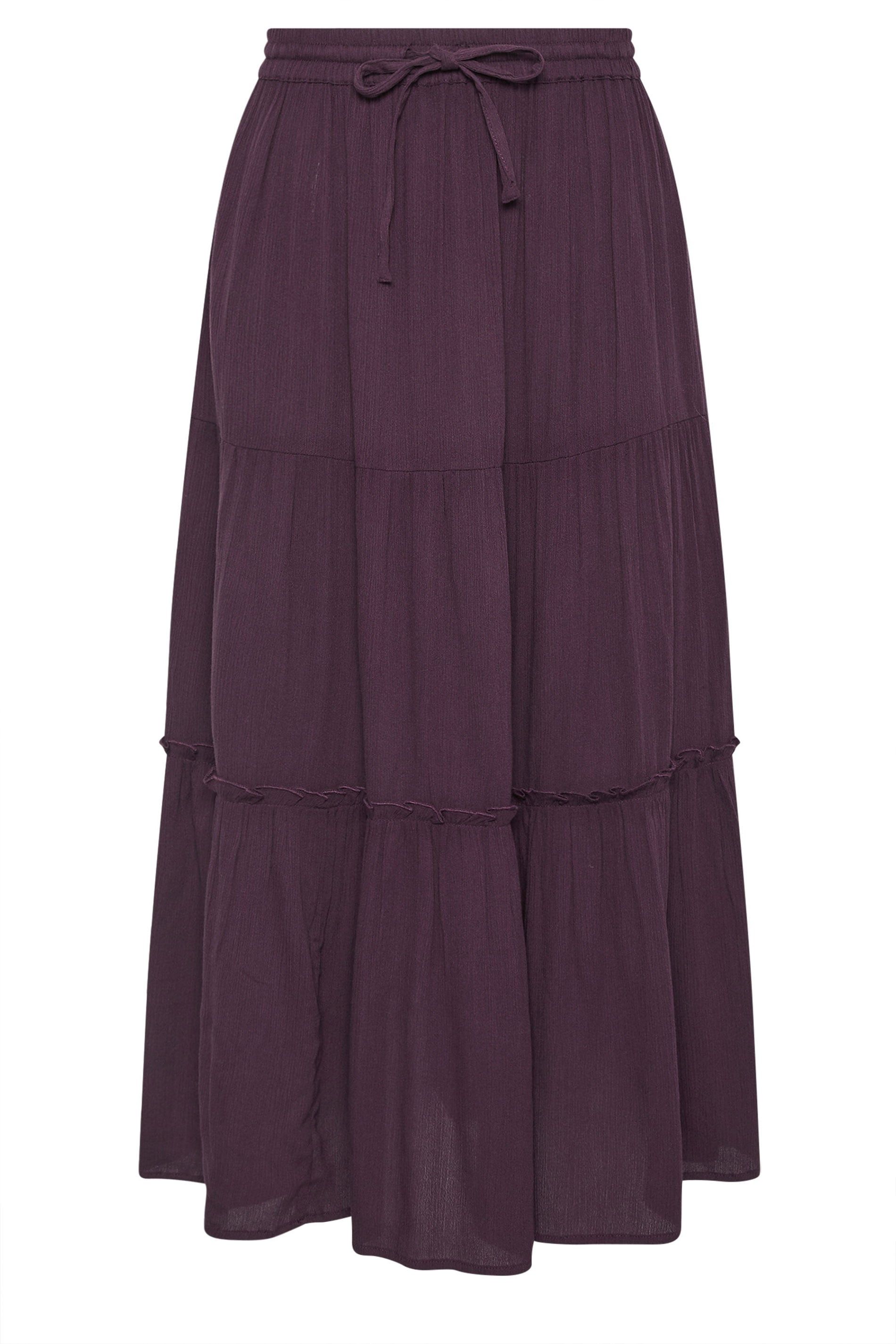 M&Co Petite Crinkle Maxi Skirt