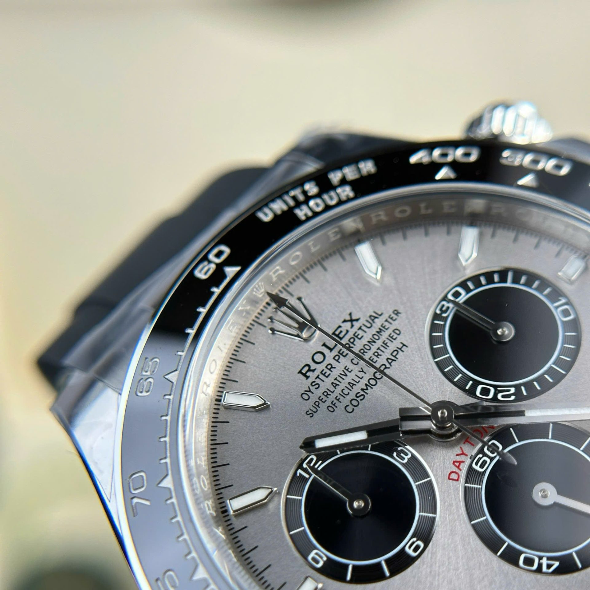 Rolex Daytona 126519LN 904L Steel Grey Dial 40mm Oysterflex Super Clone