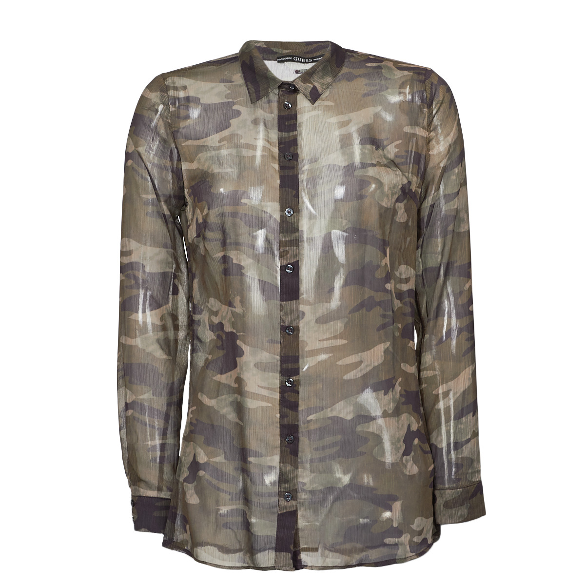 Guess - LS CLOUIS SHIRT - Camo