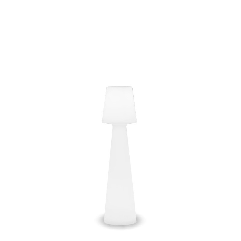 NEW GARDEN lampa podłogowa LOLA 110BATTERY biała