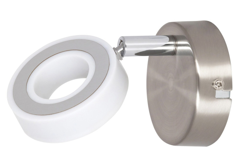 Kinkiet Zorasrebrny LED 1x4.5W 400lm wym:12x8x8cm IP20 Rabalux