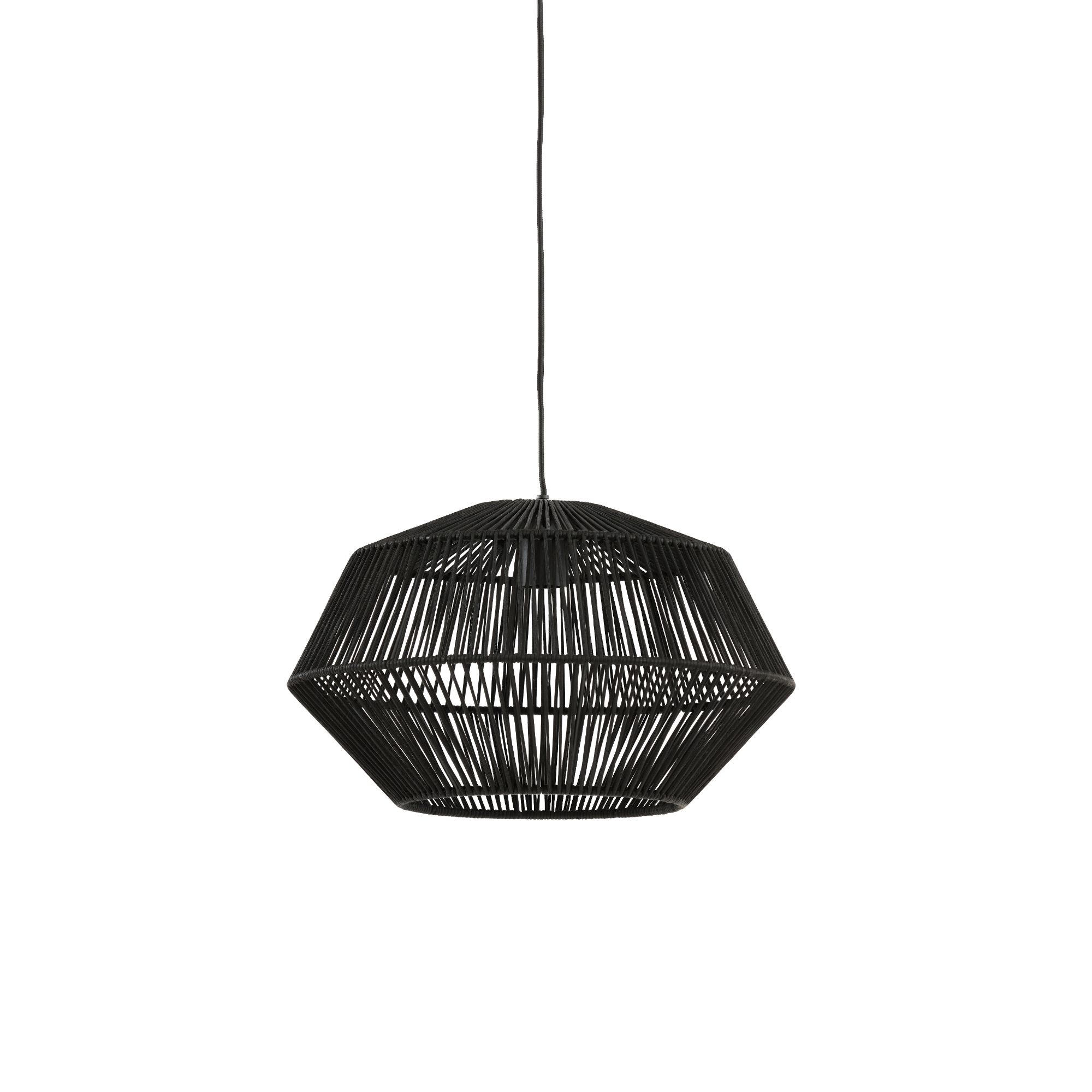 Light & Living hanglamp Deya - zwart - Ø40cm