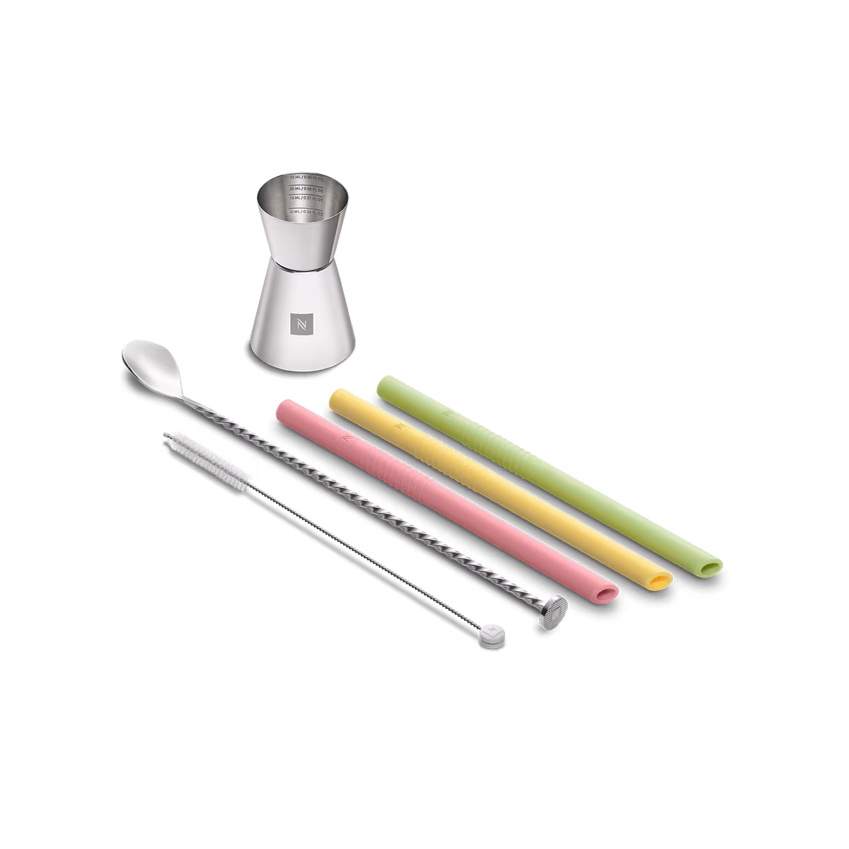 Recipe Set: Reusable Straws and Jigger - Nespresso