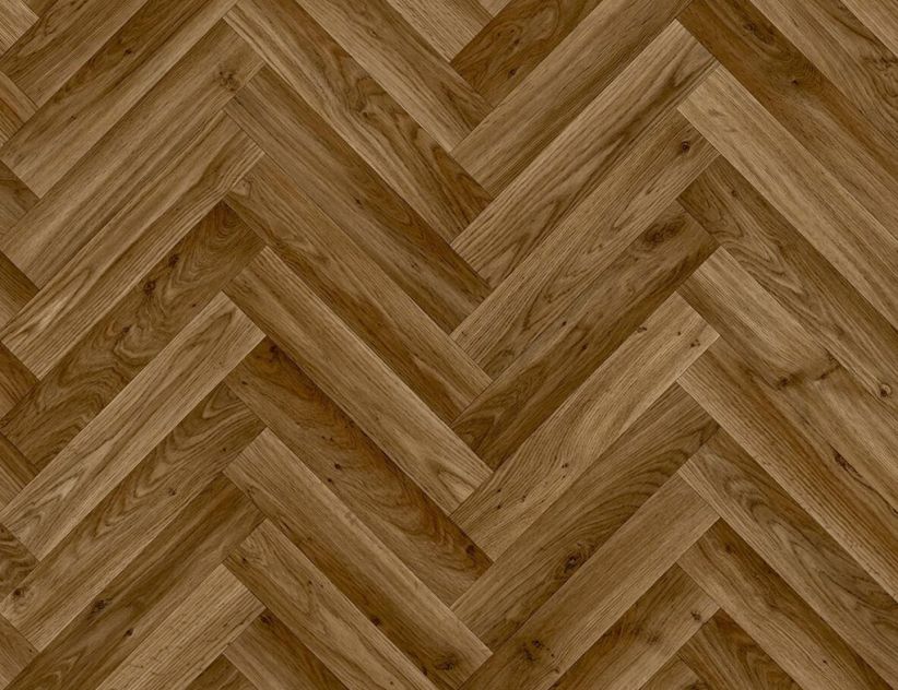 PVC Allendorf Fischgrät Braun