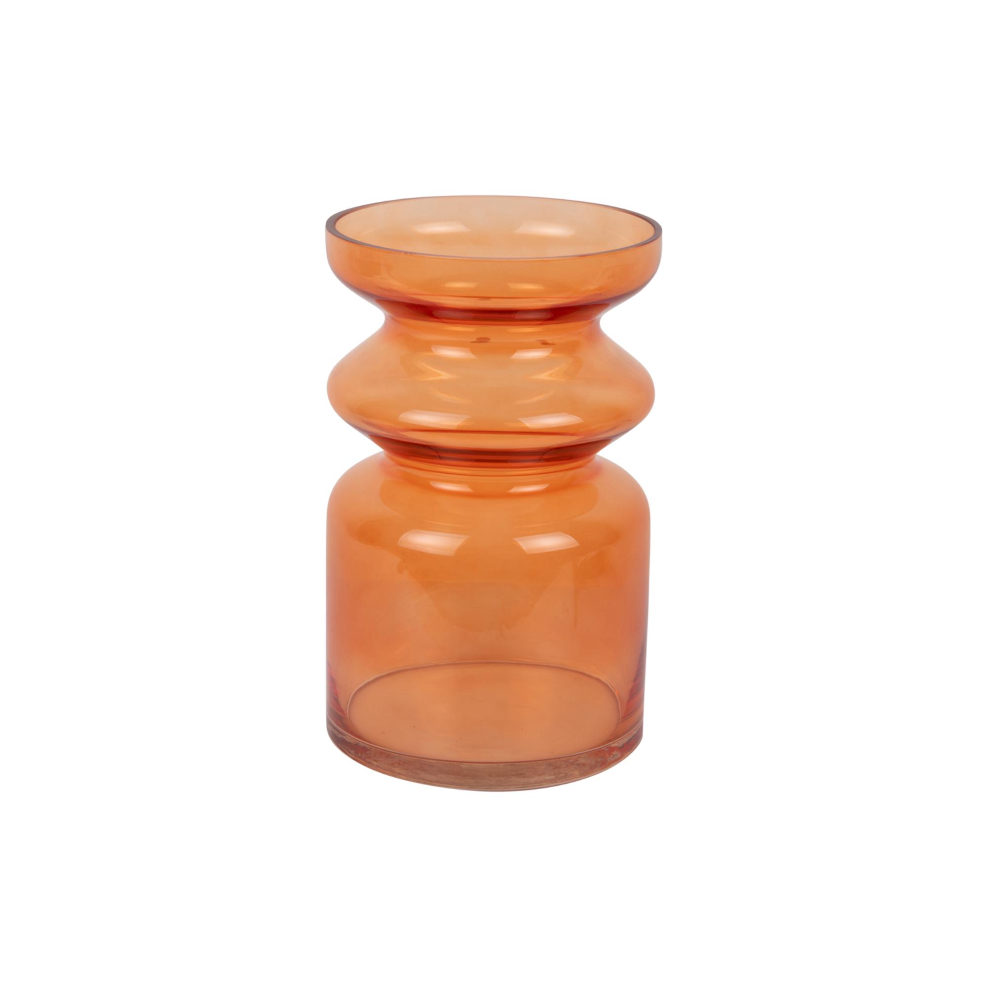 Present Time vaas Gusto - oranje - Ø15.5cm