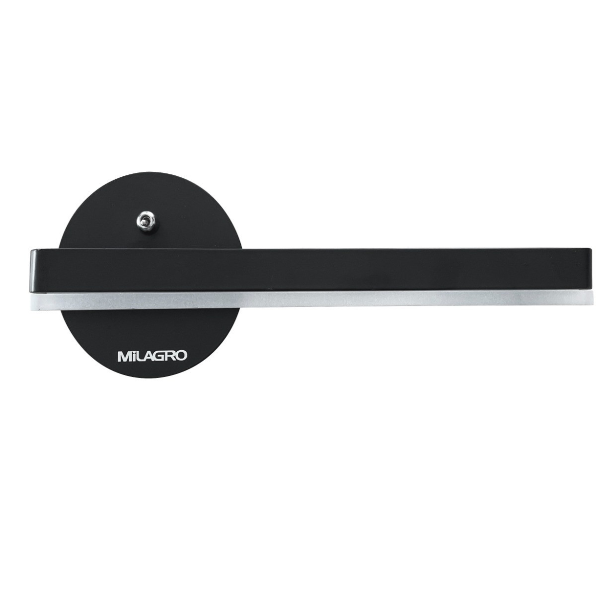 Kinkiet SYDNEYczarno-biały LED 1x6W 420lm wym:10x30x10cm IP44 Milagro