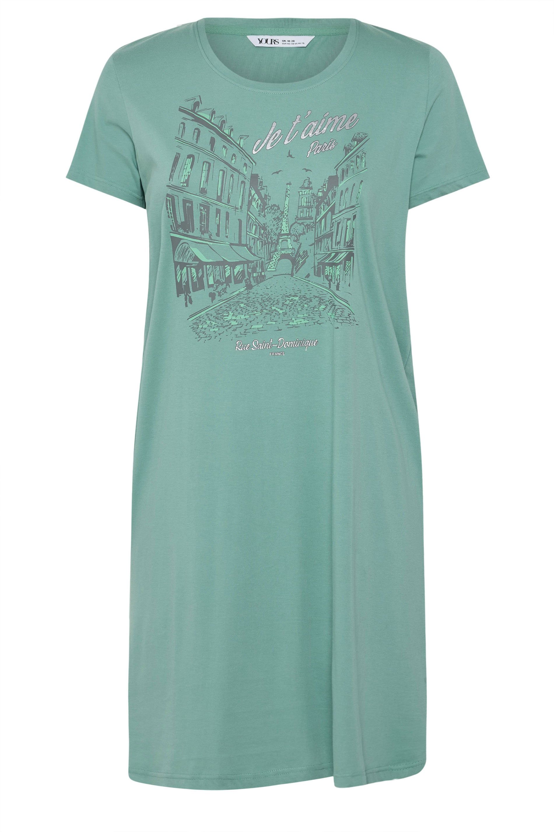 Yours 2 Pack Paris Scene Nightdresses