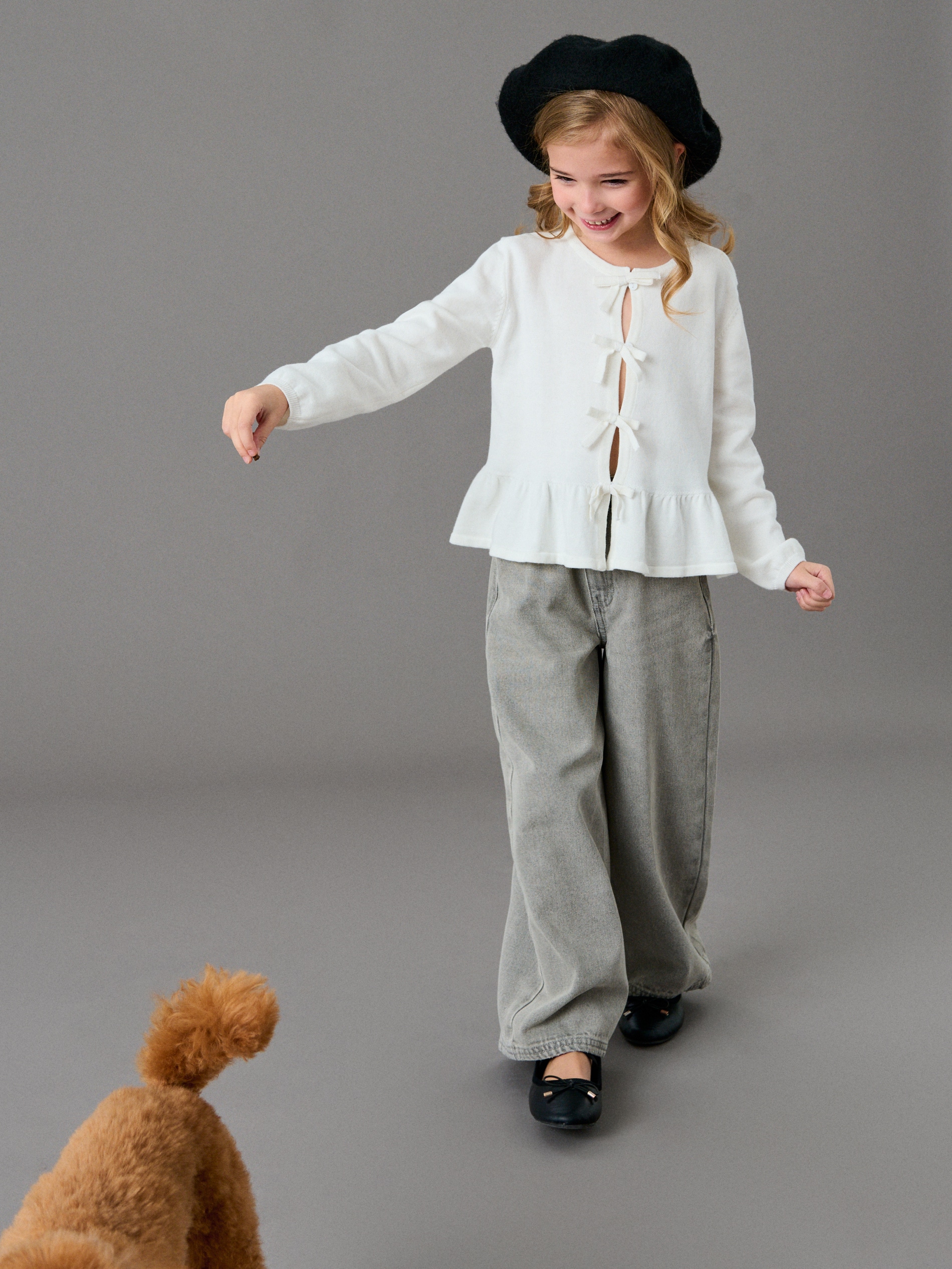 Klasyczne jeansy wide leg
