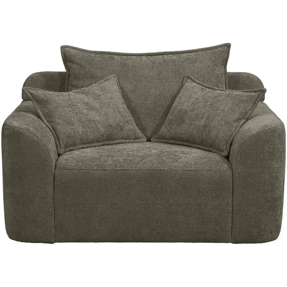 Draaibare Loveseat Elsa - stof Eden - mokka