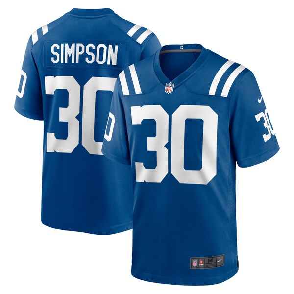 Jaylin Simpson Indianapolis Colts Nike Game Jersey -  Royal