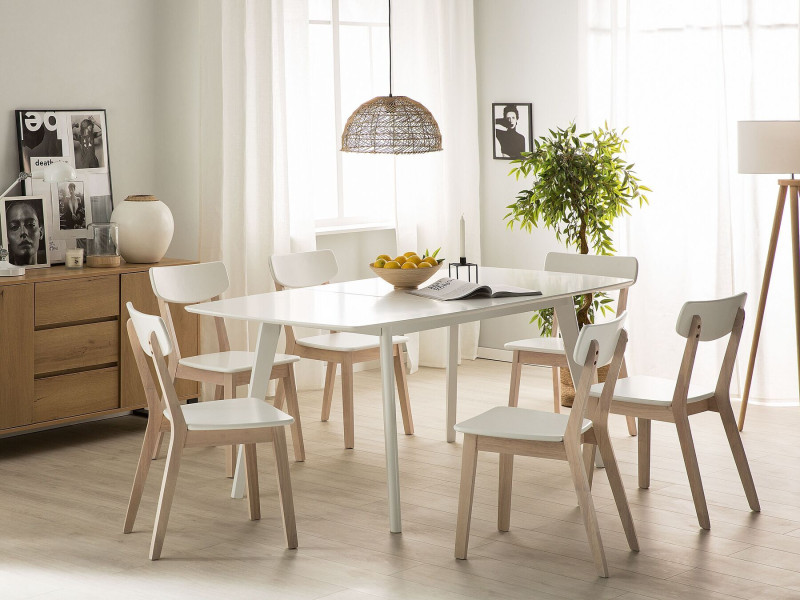 Stół rozkładany 120/160x80 biały
