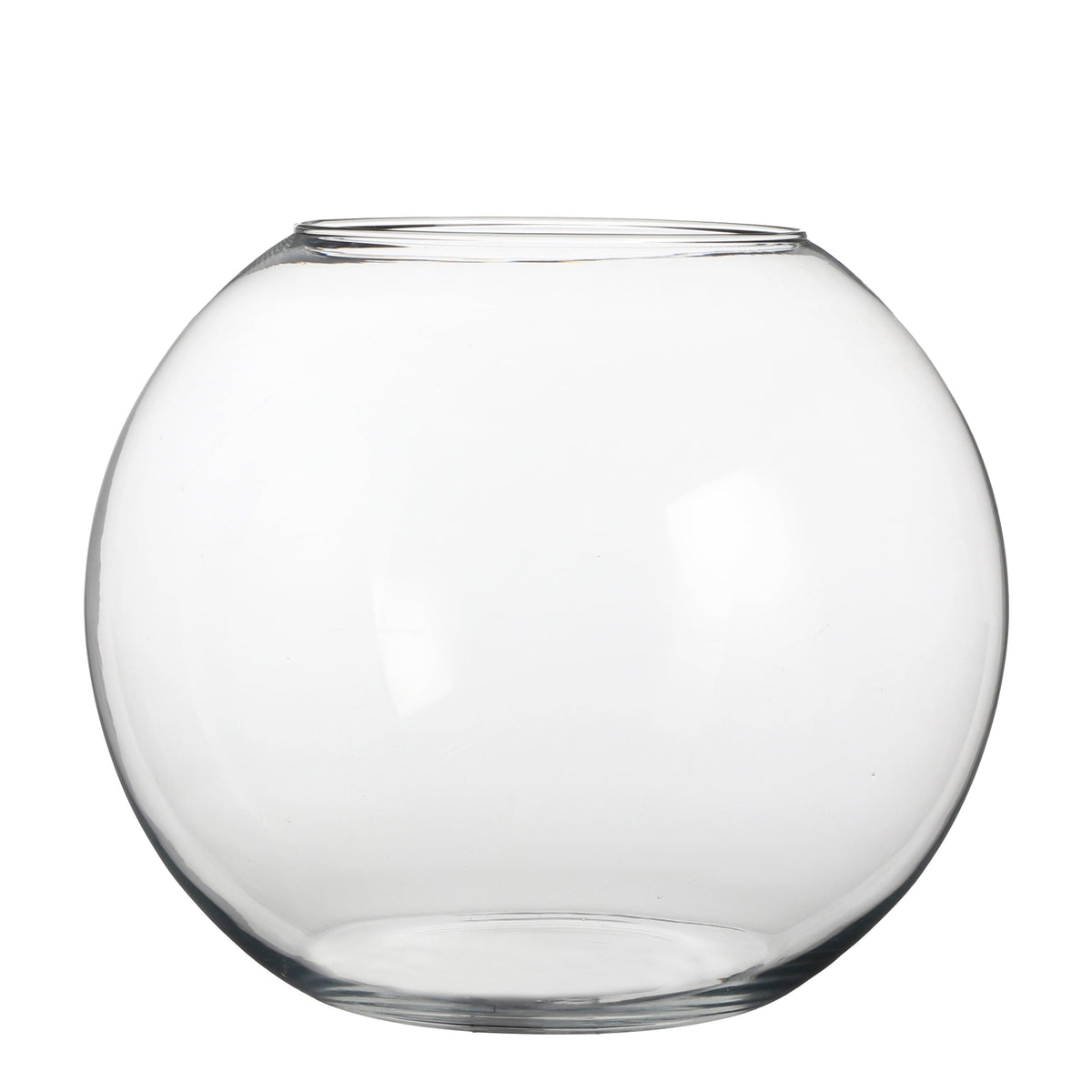 Mica Decorations Babet Bol Vaas - H31 x Ø40 cm - Transparant