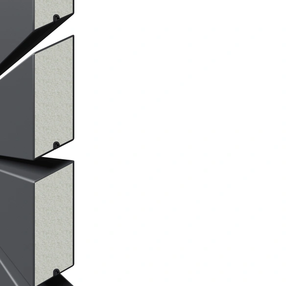 Zaunelement »System Rhombus«, Metall, HxL: 180 x 60 cm cm