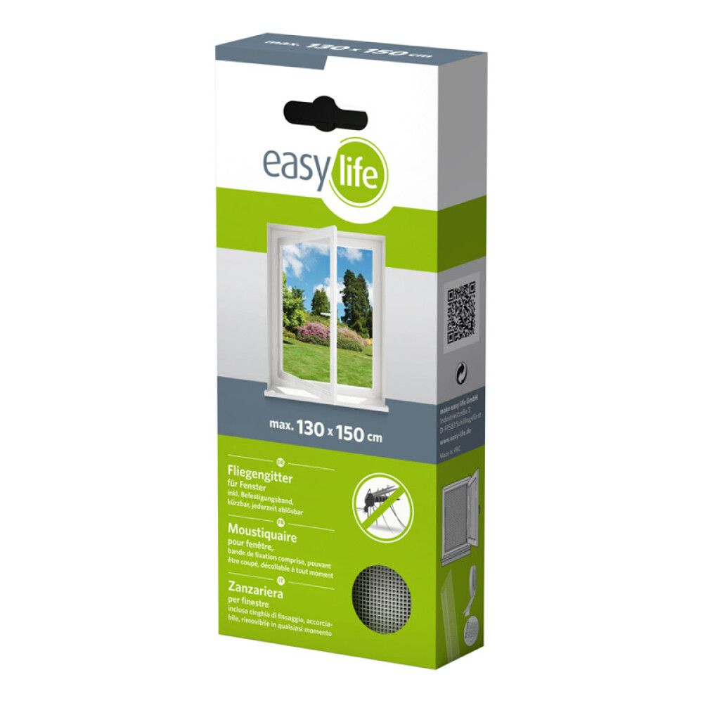 INSEKTSNETT EASY LIFE TIL VINDU 130X150CM HVIT