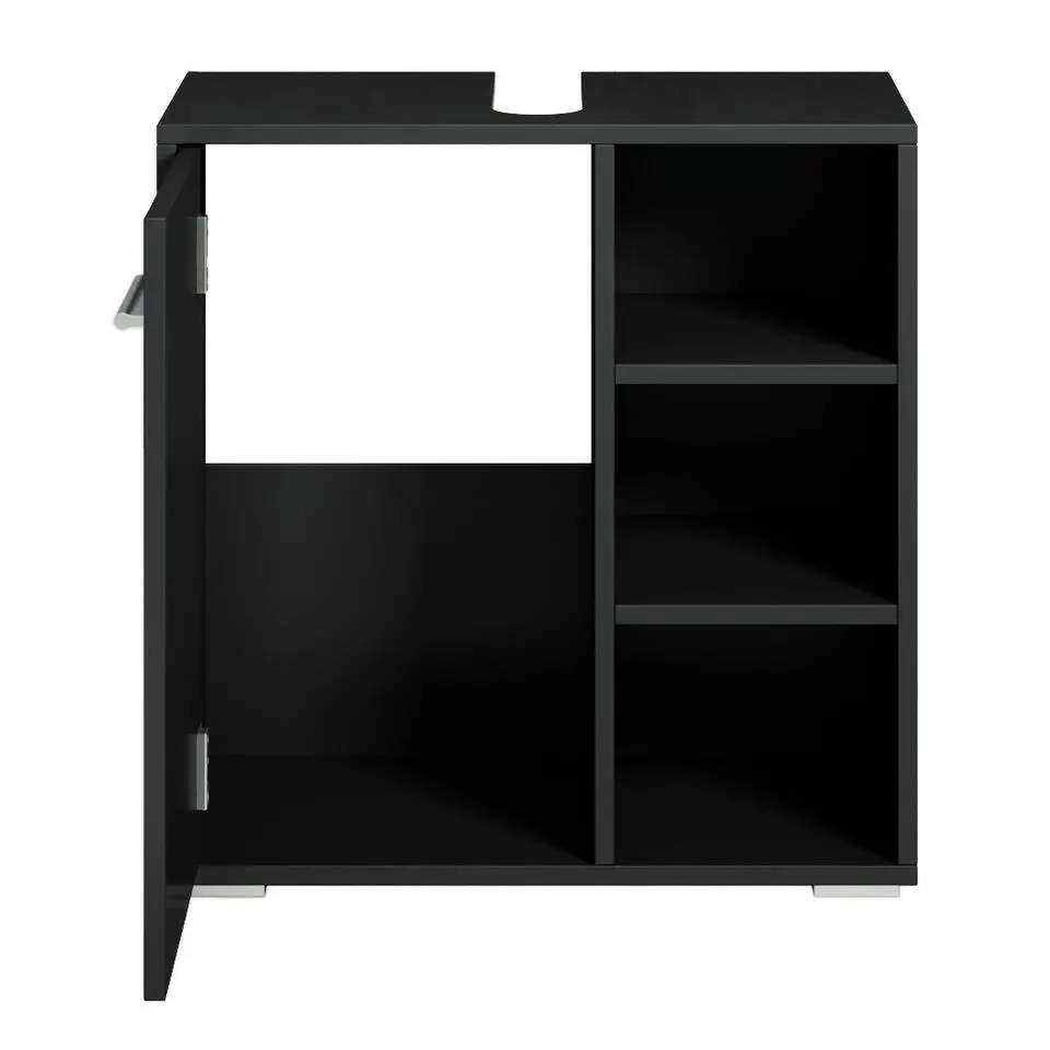 Badplaats Wastafelkast Neptunus 60 x 28 x 60 cm - mat zwart