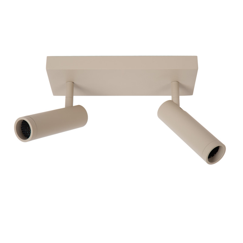 Spot Grado taupe GU10 2 x 8 W LUCIDE