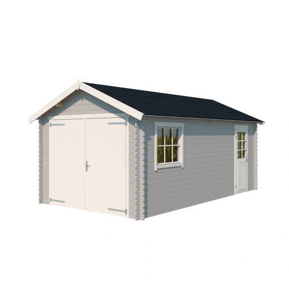 Garage »Dillon«, Außenmaße BxHxT: 339,9 cmx273,6 cmx580, holz
