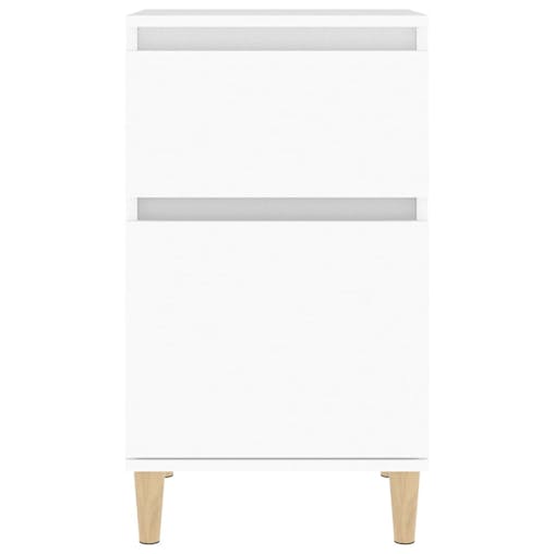 NNEVL Bedside Cabinets 2 pcs White 40x35x70 cm