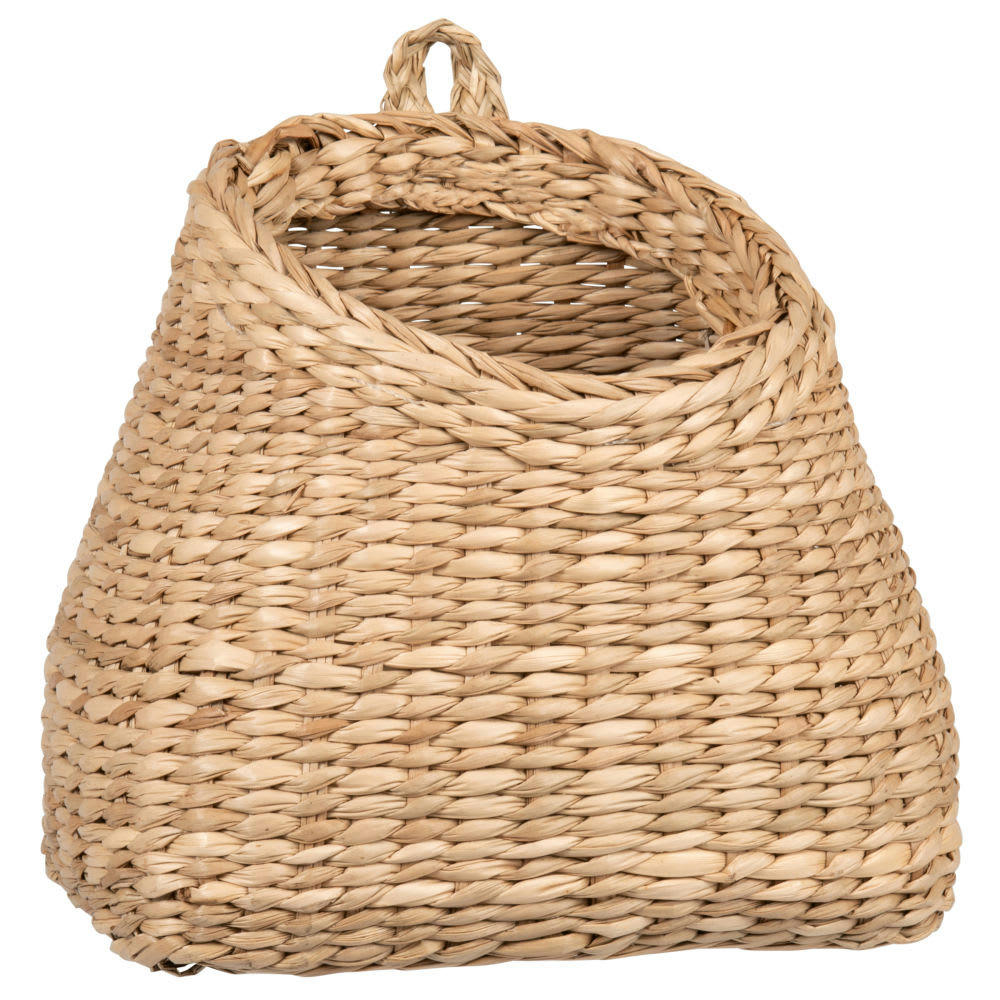 - Petit panier à suspendre en fibre végétale