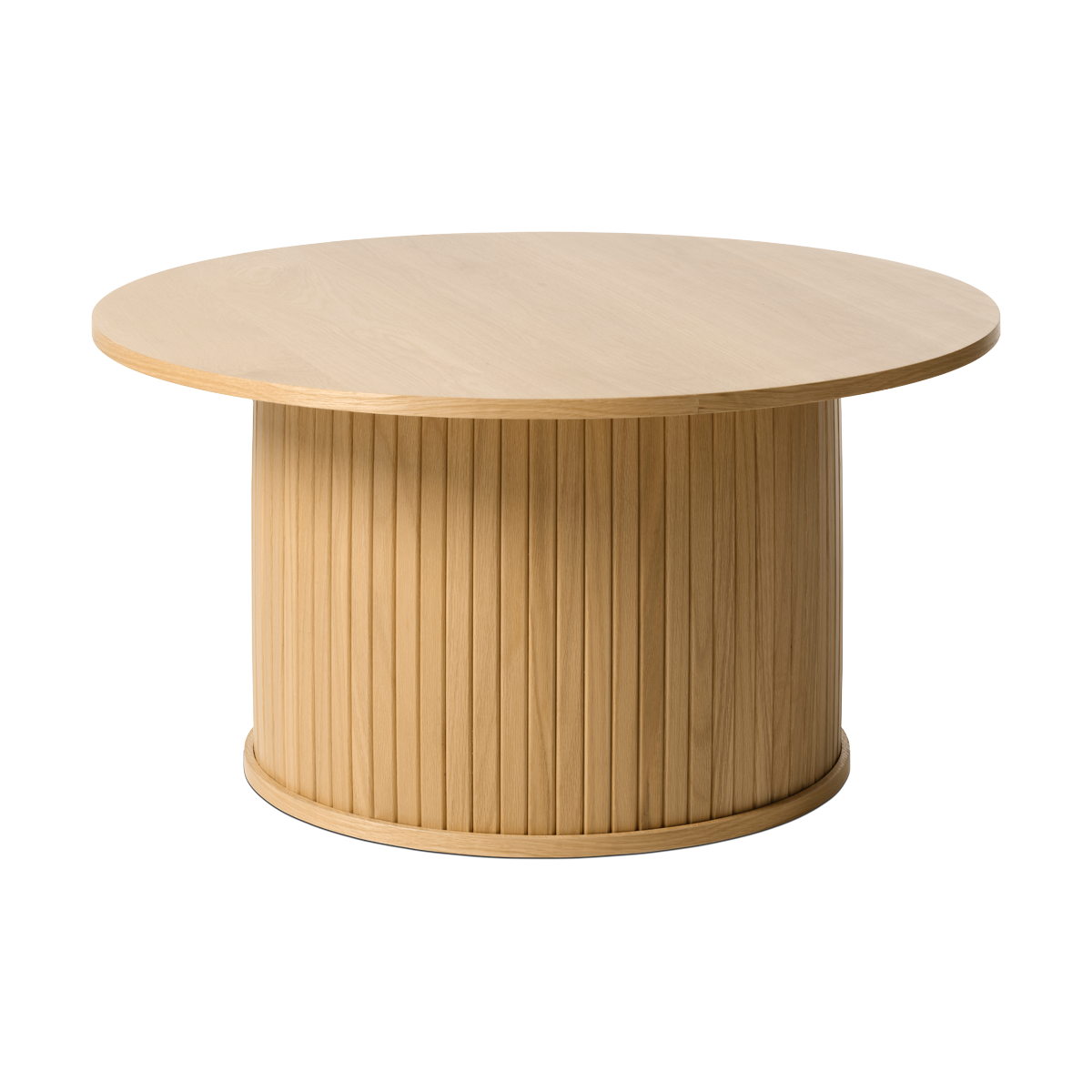 Olivine Lenn Ronde Houten Salontafel - Naturel Eiken