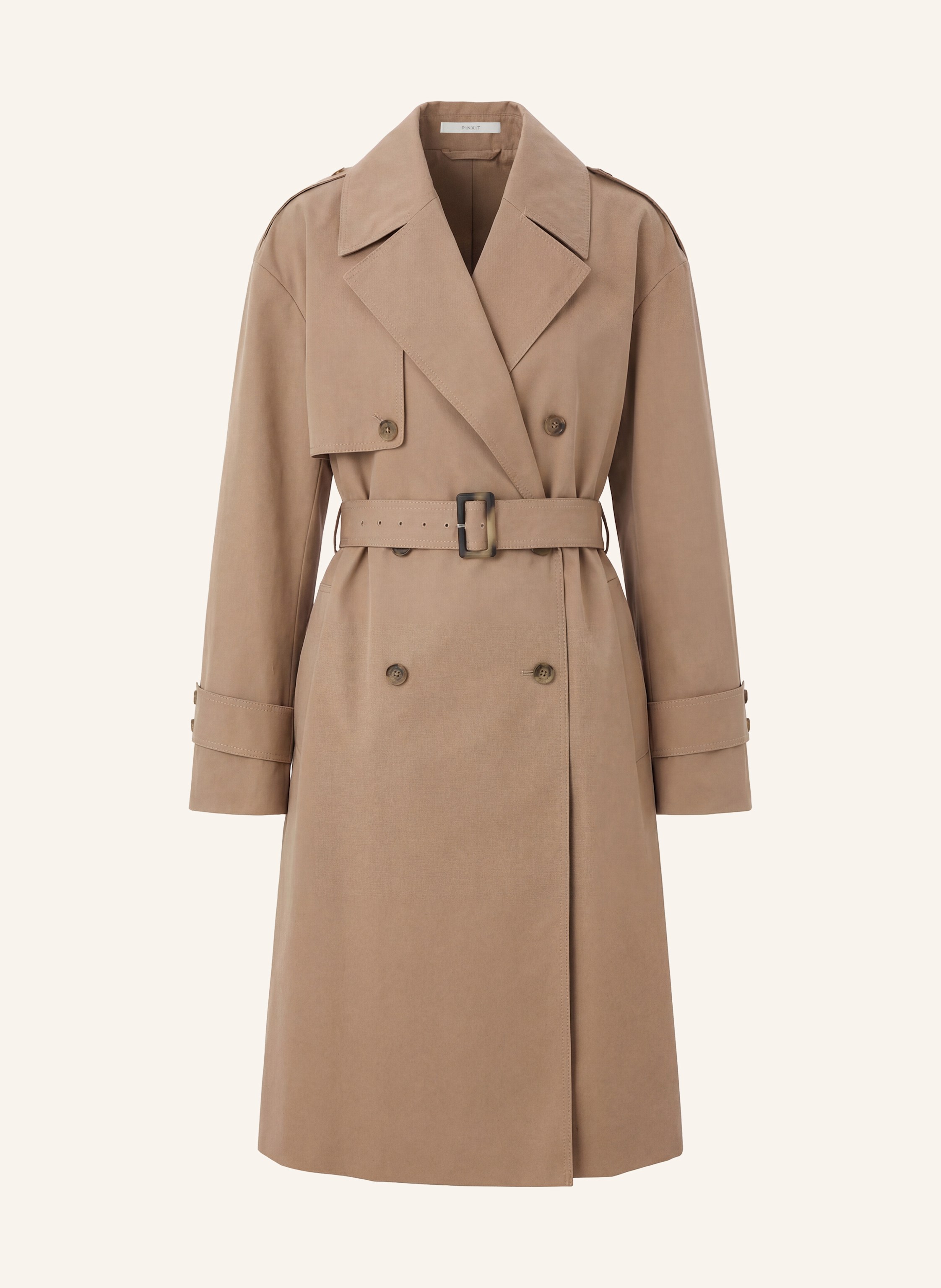 PINXIT Baumwoll-Trenchcoat