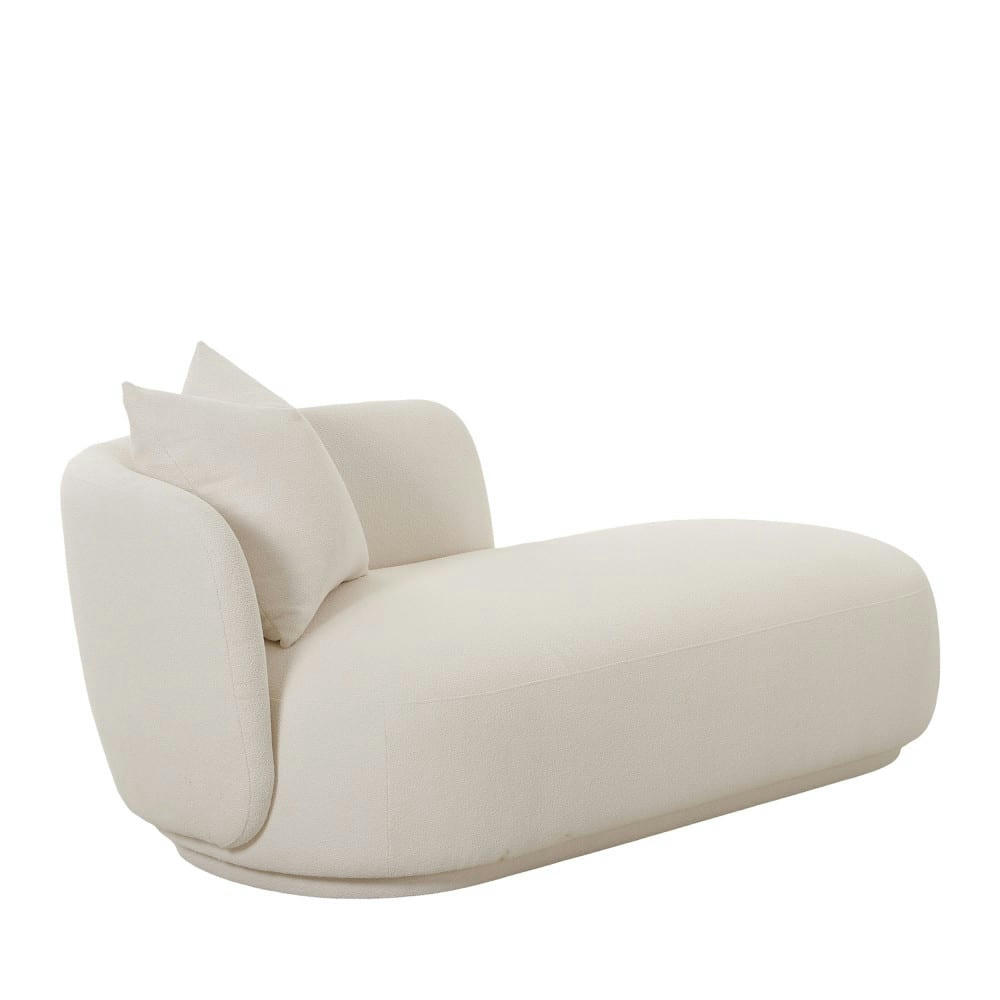 MYKONOS - Daybed en tissu bouclette L175cm beige