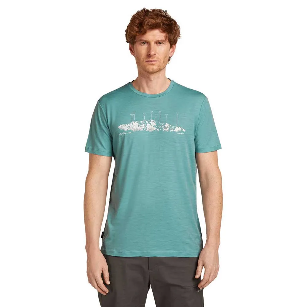 Icebreaker Merino 150 Tech Lite The Peaks short sleeve T-shirt