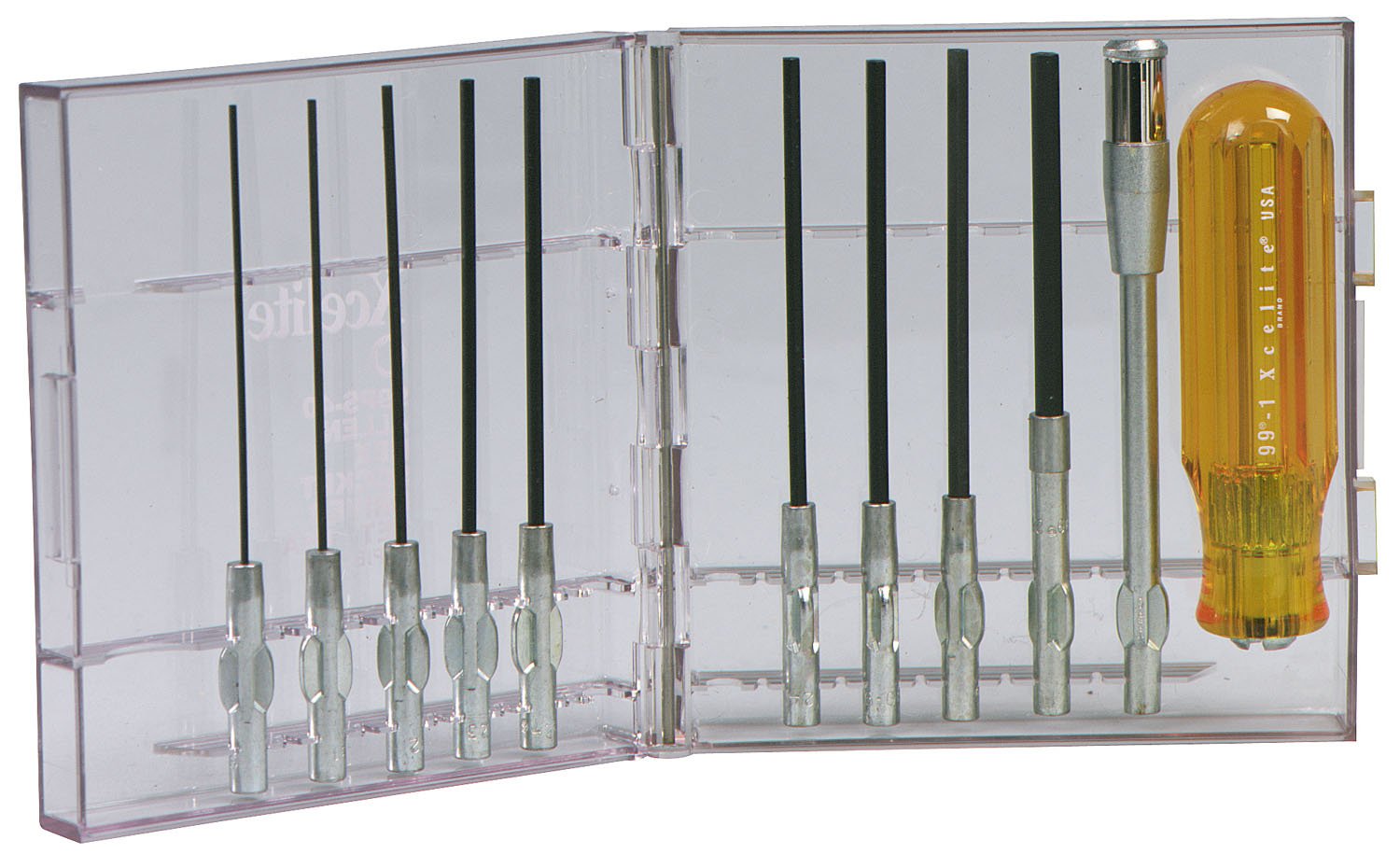 Xcelite 99PS40 Allen Hex Screwdriver Set, 11-Piece