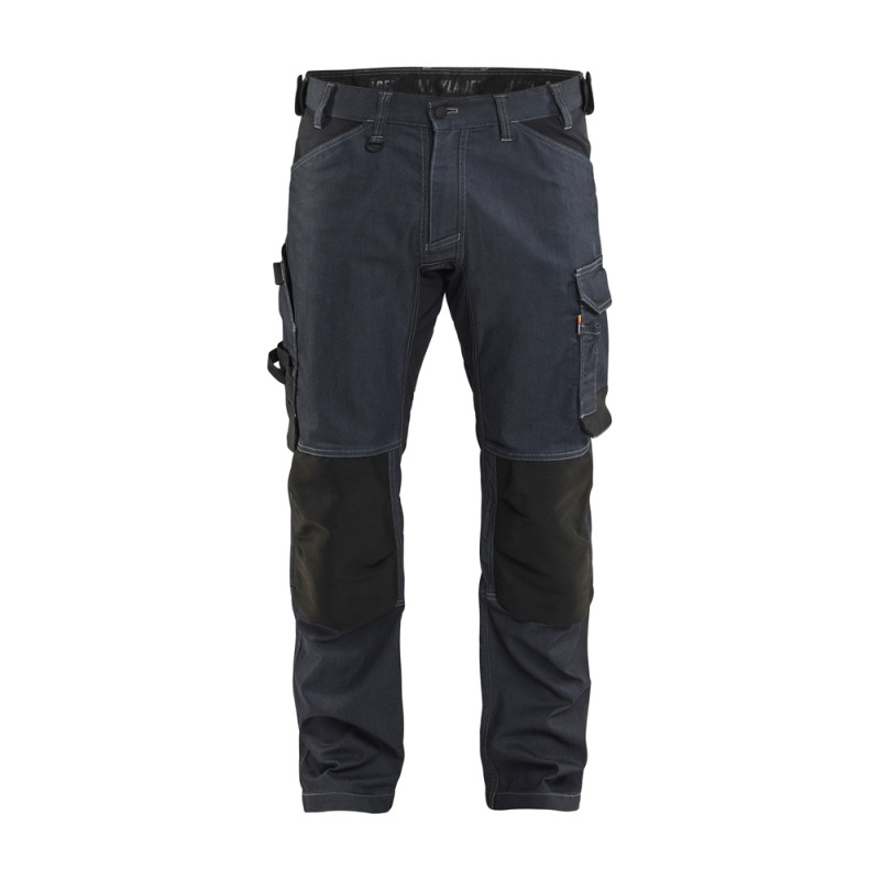 Pantalon de travail Stretch Denim bleu marine et noir 46 BLAKLADER