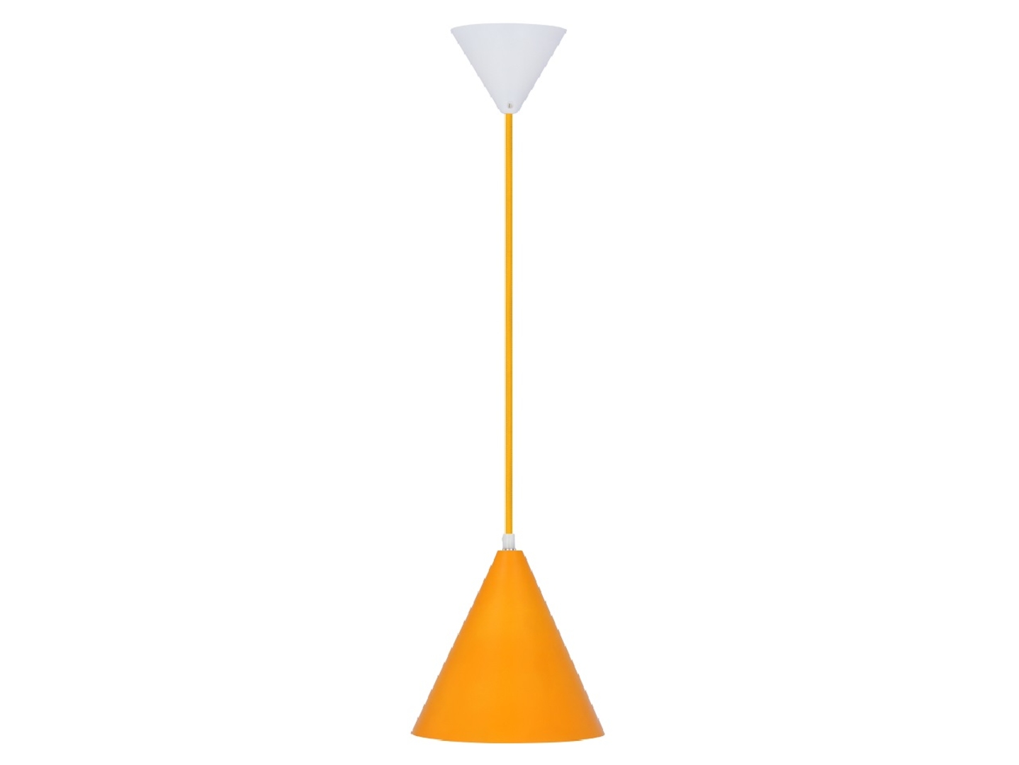 Lampa wisząca Voss metalowa żółta