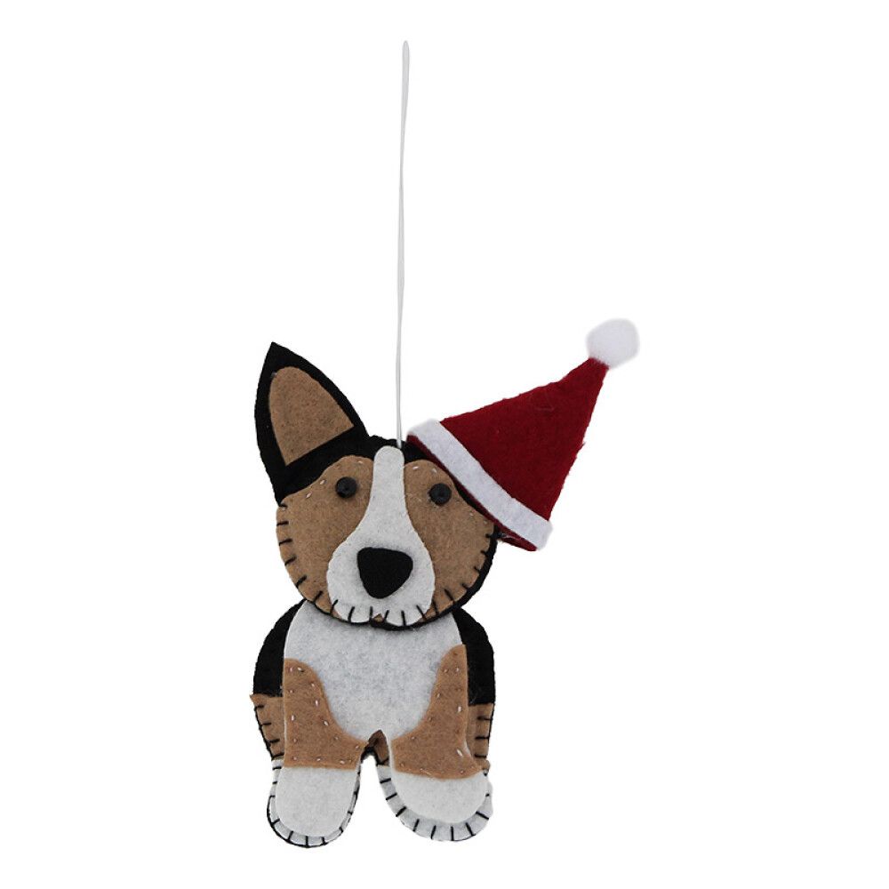JULETREPYNT HUND 9CM
