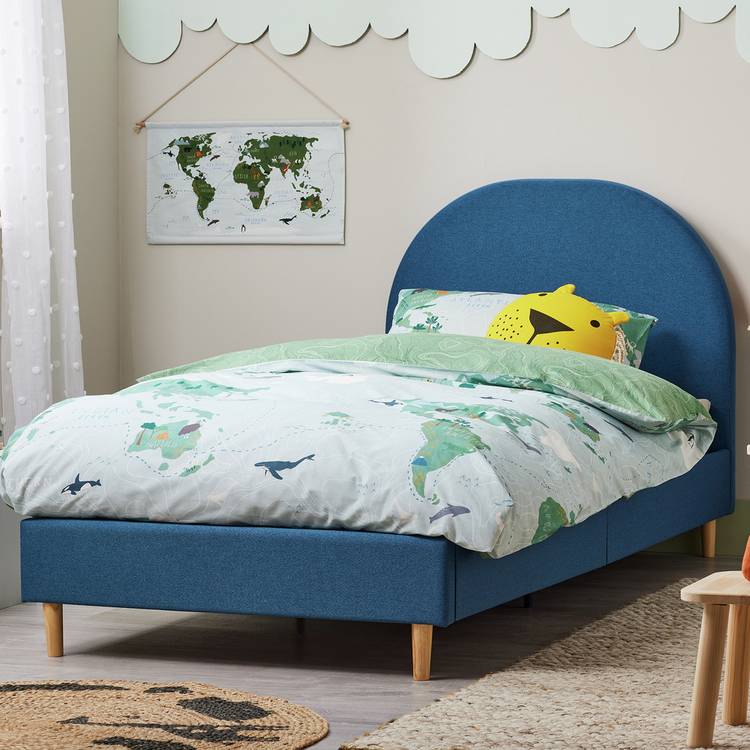 Habitat Olivia Single Bed Frame - Blue