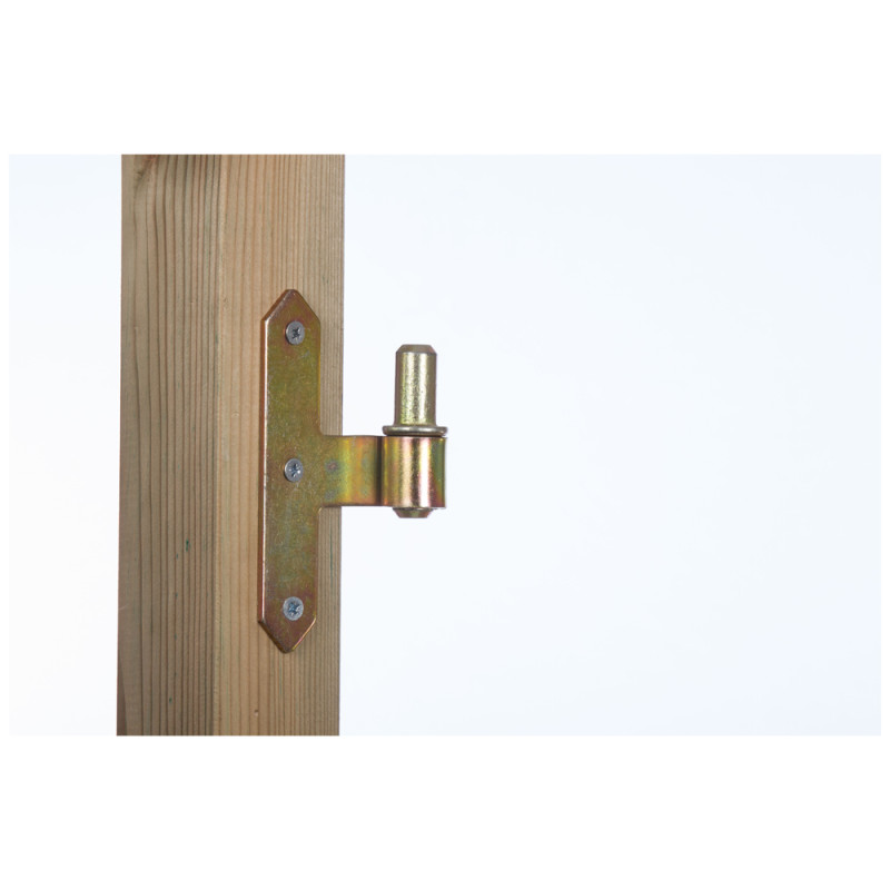 Axe infraudable en métal noir Ø 18 x 66 mm 2 pièces TEKNIBOX