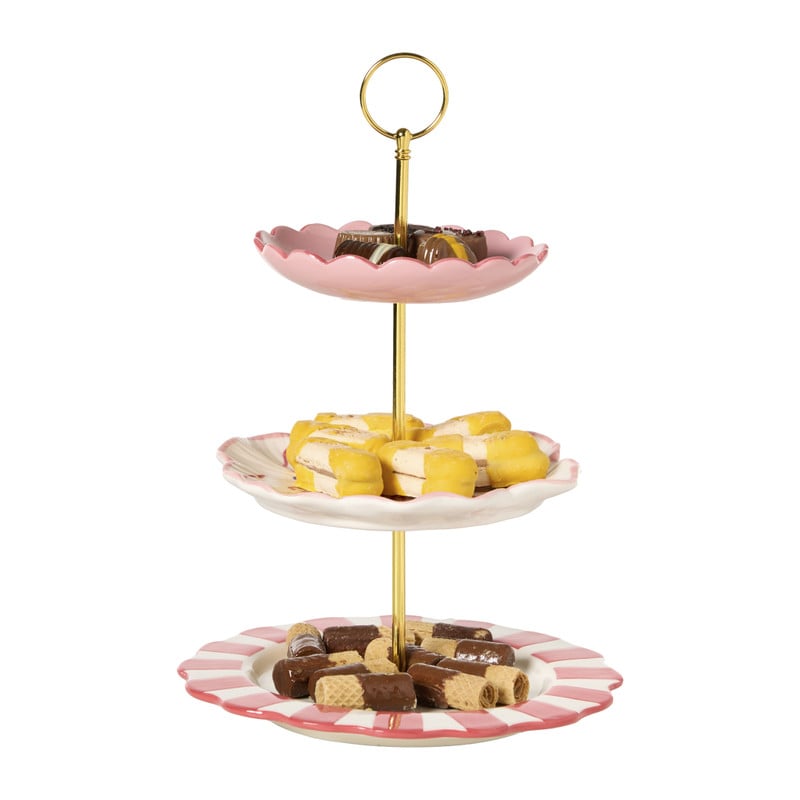 Etag&egrave;re bloem - 3-laags - 34.5 cm