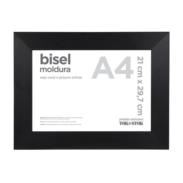 MOLDURA A4 21 CM X 29 CM BISEL