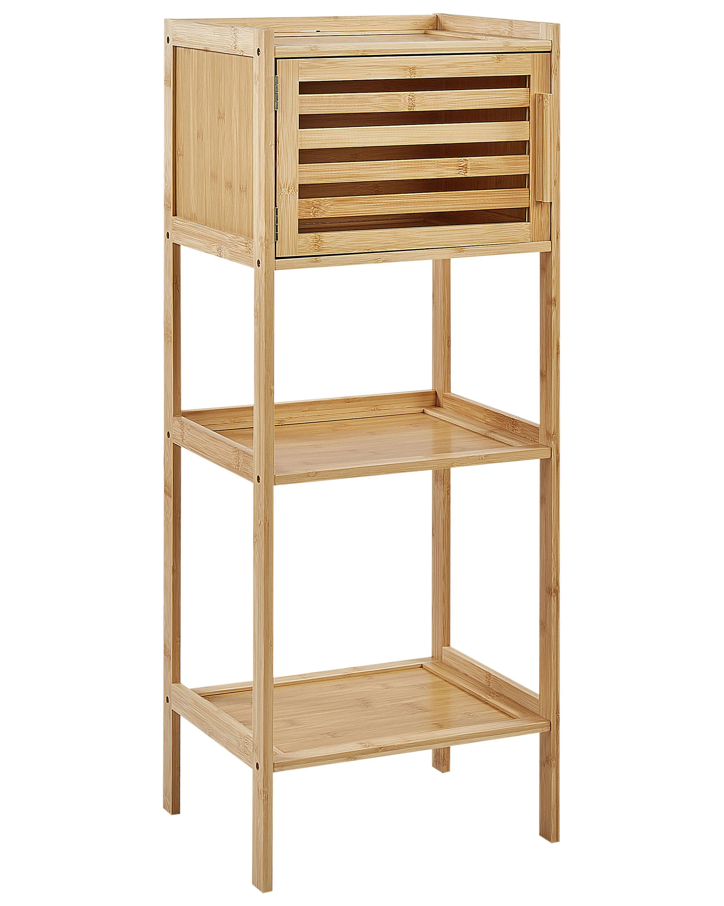 Shelving Unit BECKLEY Bamboo Light Brown