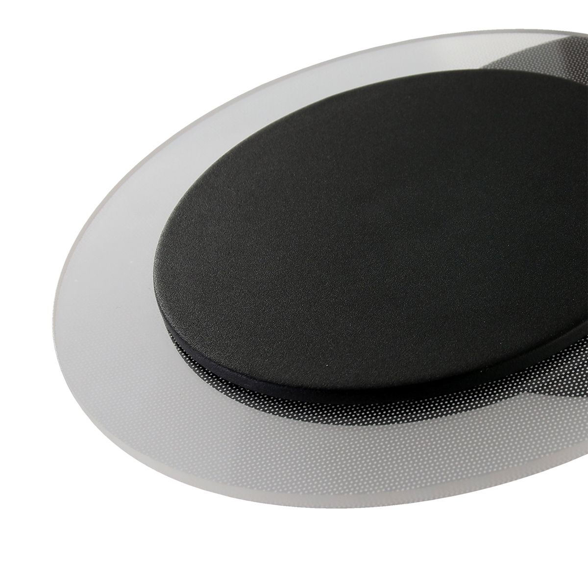 Steinhauer - wandlamp - Lido - zwart - kunststof metaal - Ø 17cm -