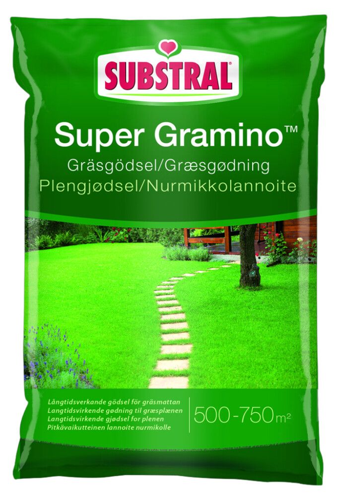 PLENGJØDSEL SUBSTRAL SUPERGRAMINO 15 KG 500-750 M²