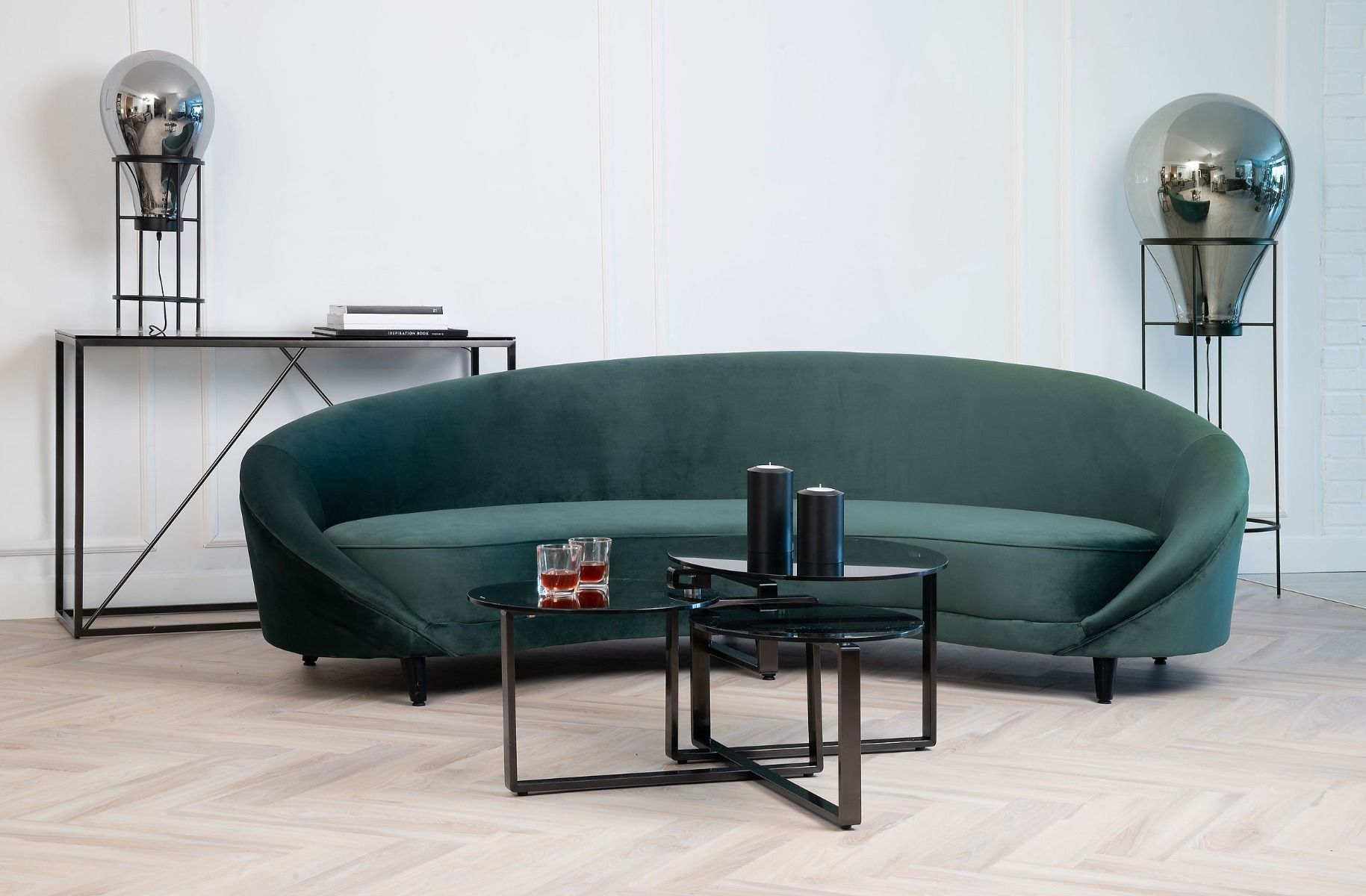 Lampa podłogowa Flame Smoky 50x158cm