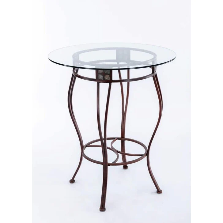 Boraam Beau Bar Height Metal Pub Table
