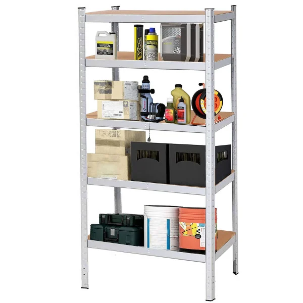 Regał metalowy magazynowy 5 półek 150x75x30 cm 625 kg