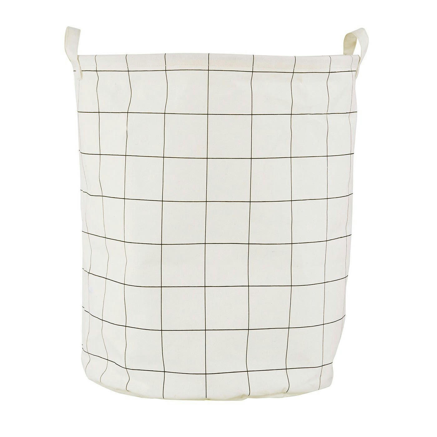 SQUARES - Sac à linge blanc H50cm