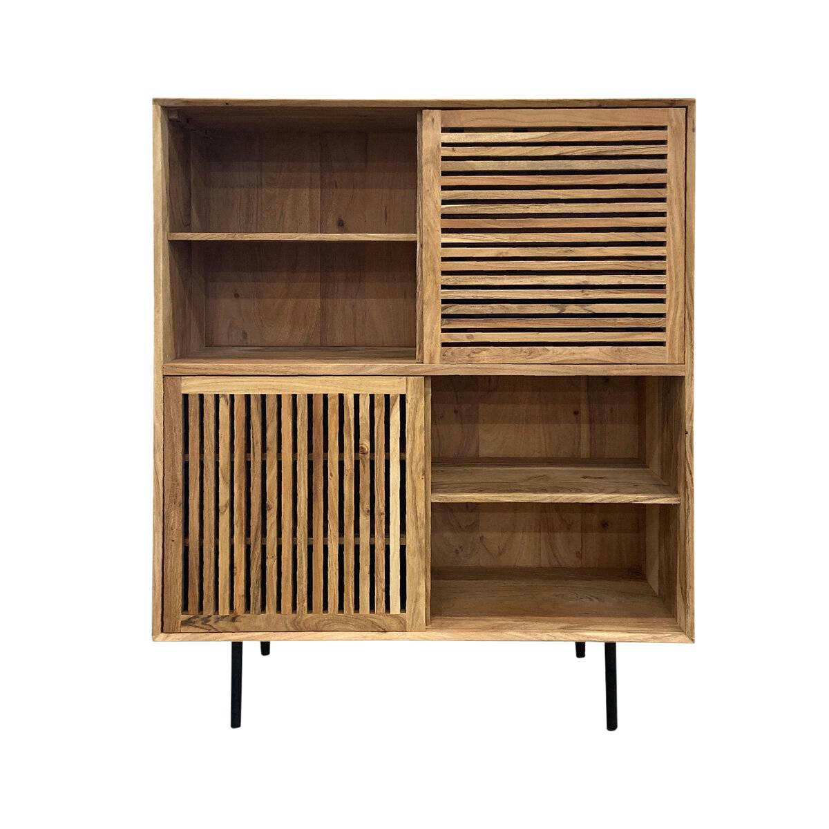 SALTA - Buffet en bois marron 110 cm