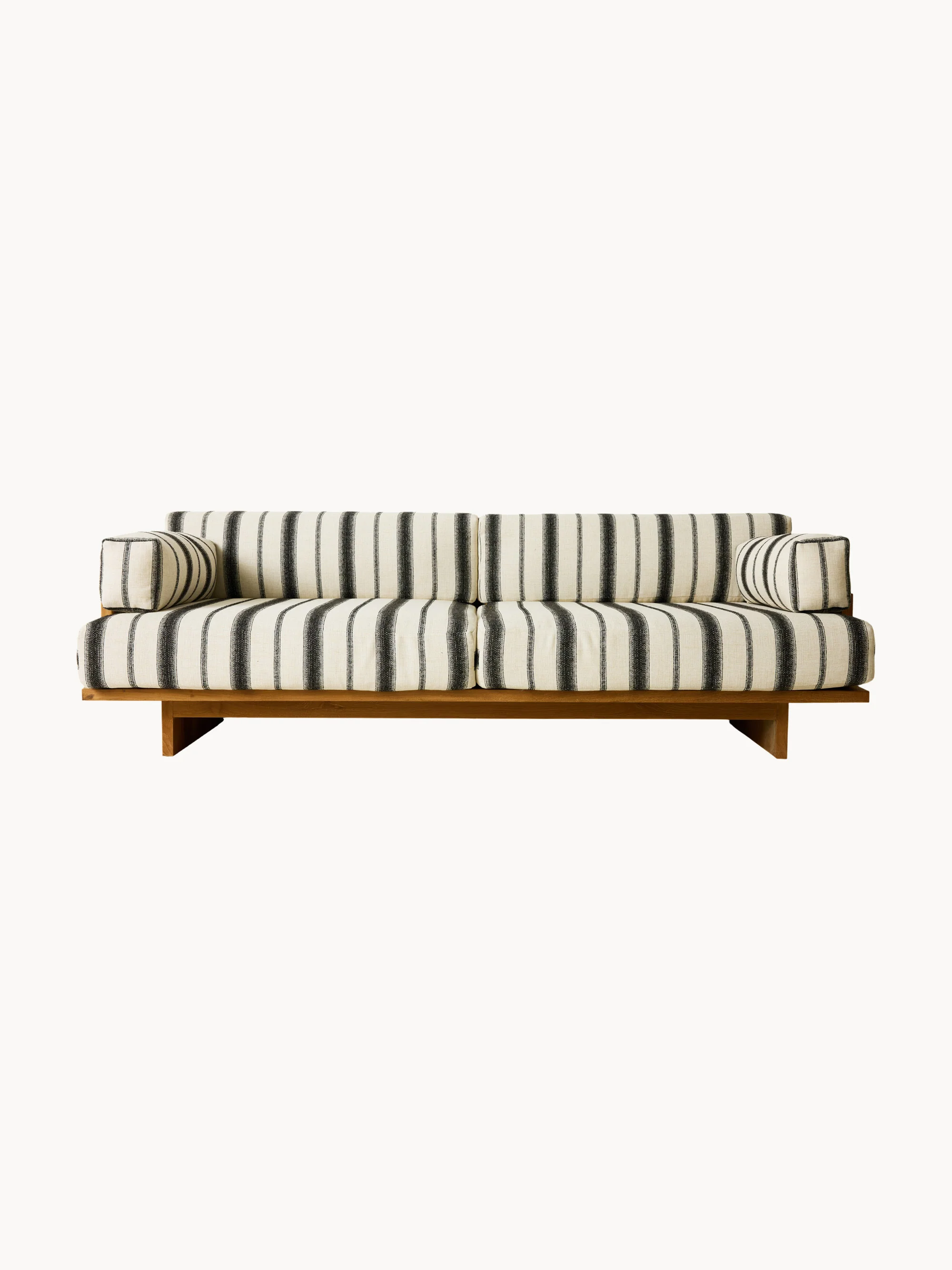 Garten-Sofa Chalkstripe aus Teakholz