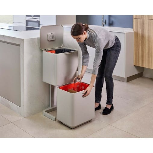 Joseph Joseph Totem Max Waste Separation 60L Bin Stone 30061
