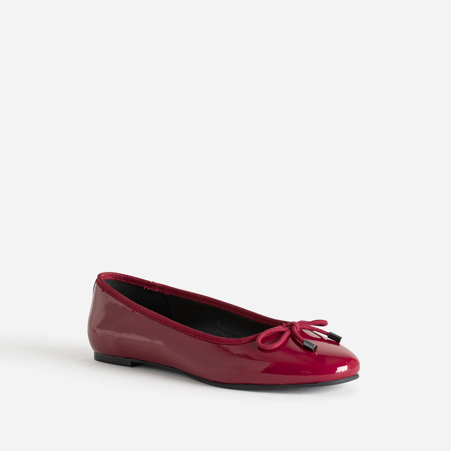 Ballerine rouge vernie